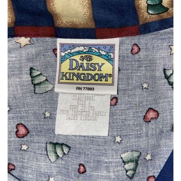 Daisy Kingdom Vintage Northwoods 3-Tier Girls Size 4 Winter Hooded Dress USA NWT - Picture 9 of 16